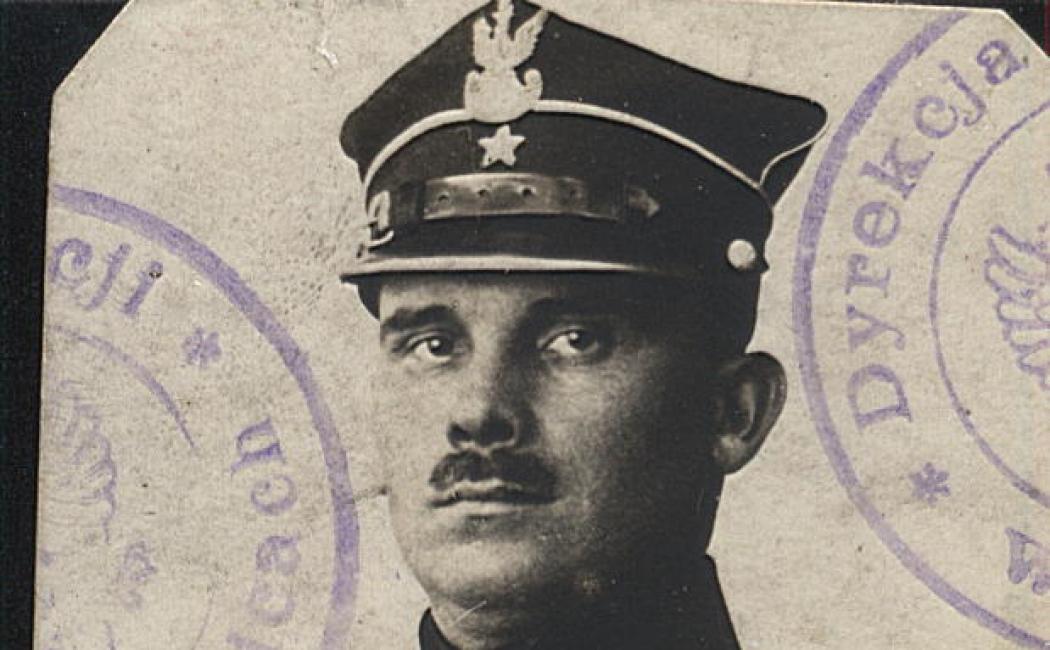 Por. Karol Gajdzik, dowódca 4. Pułku Piechoty (chorzowskiego)