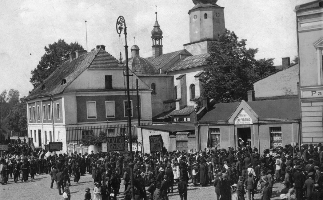 Manifestacja narodowa w Lublińcu w 1920 roku