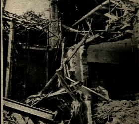 Pałac w Kalinowie zniszczony 31.05.1921 r. w odwecie za wymordowanie wziętych do niewoli powstańców