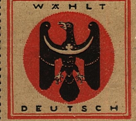 Znaczek propagandowy „Wählt Deutsch”