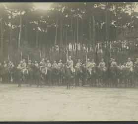 Żołnierze francuscy w Kluczborku, 11.11.1920 r.