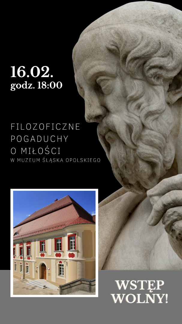 Plakat informacyjny, Spotkanie filozoficzne w Muzeum