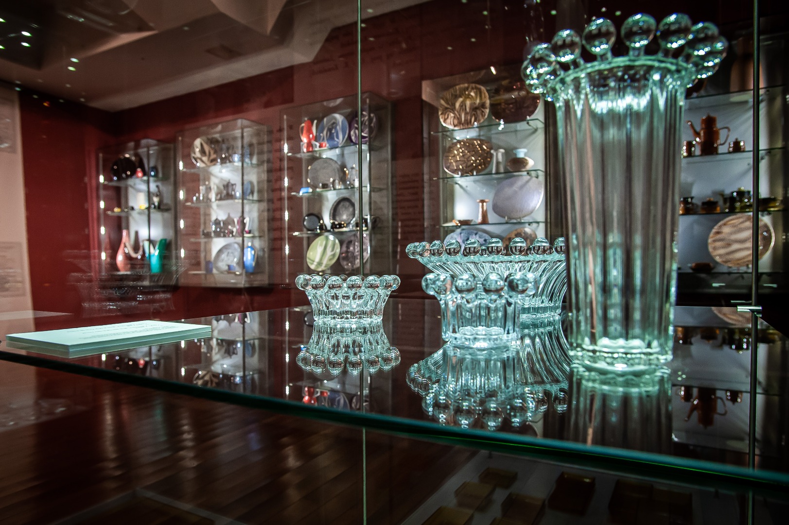 Sala trzecia poświęcona kolekcja szkła